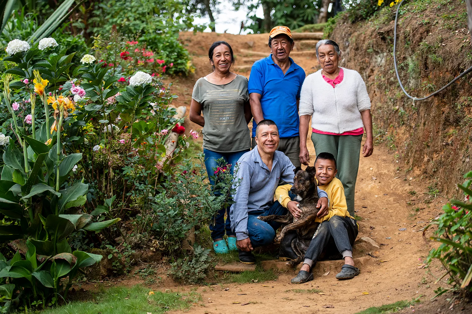 Familie in Kolumbien